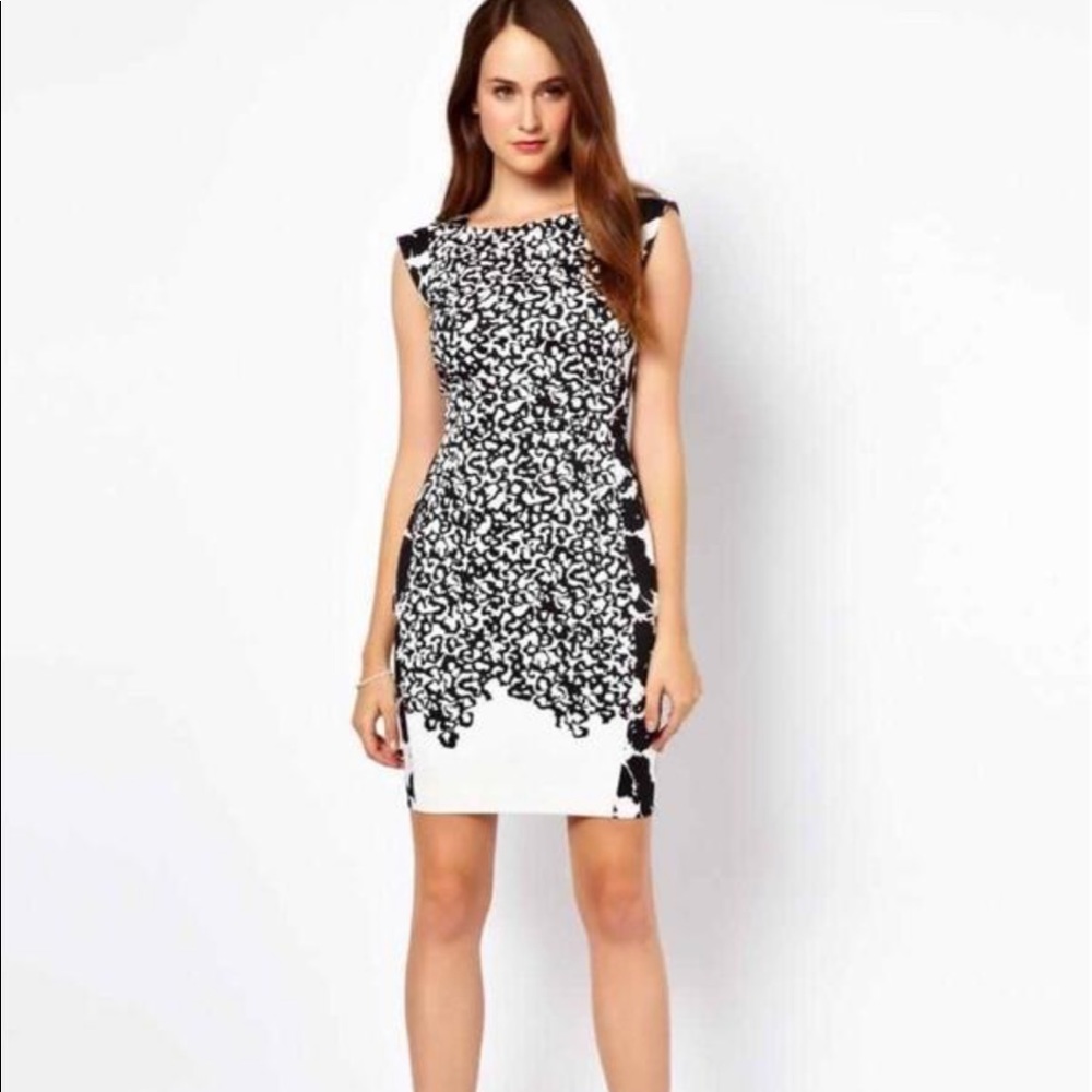 French Connection Mechanical Sheath Dress